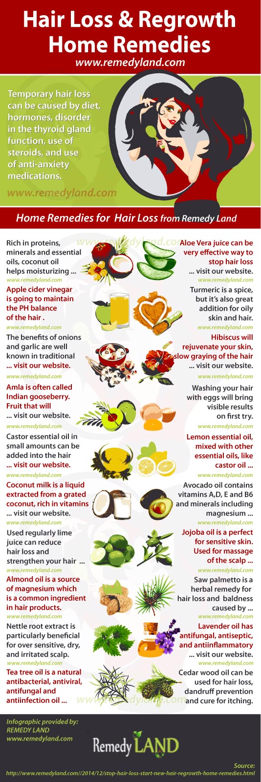 Stop Hair Loss And Start Hair Regrowth With Home Remedies Remedy Land